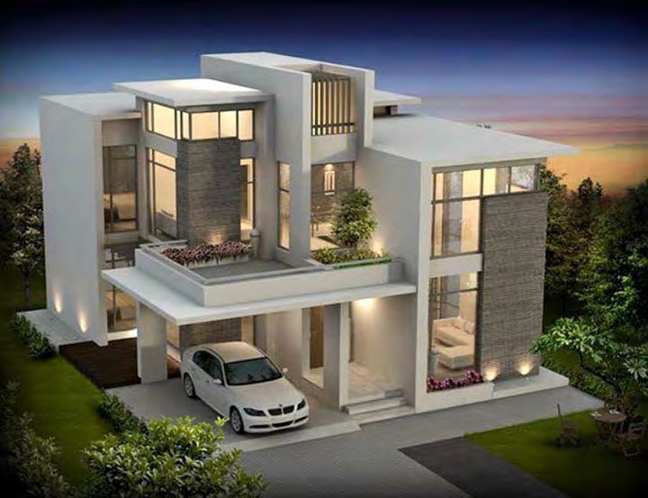Villa design illustration from the DDPro company profile